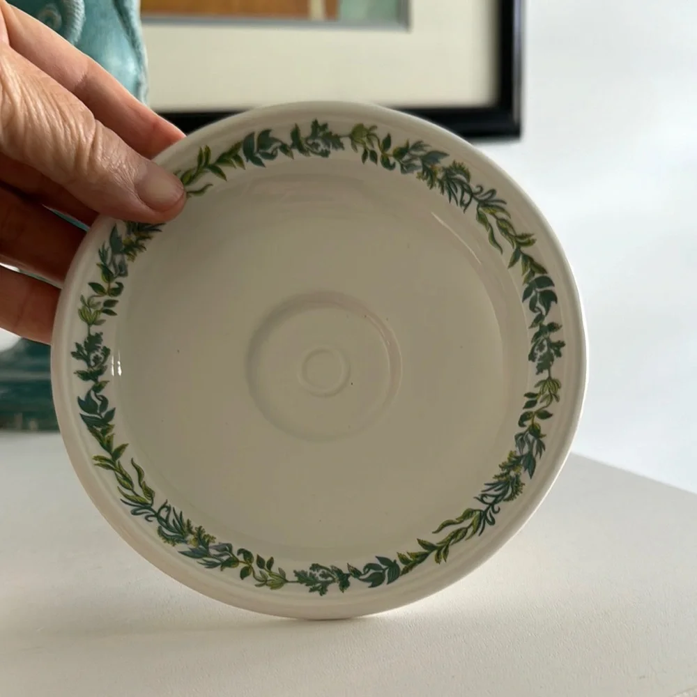 Vintage Portmeirion Flowers of the Year Pattern Cup and Saucer Made in England